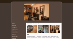 Desktop Screenshot of amenitiessalon.com
